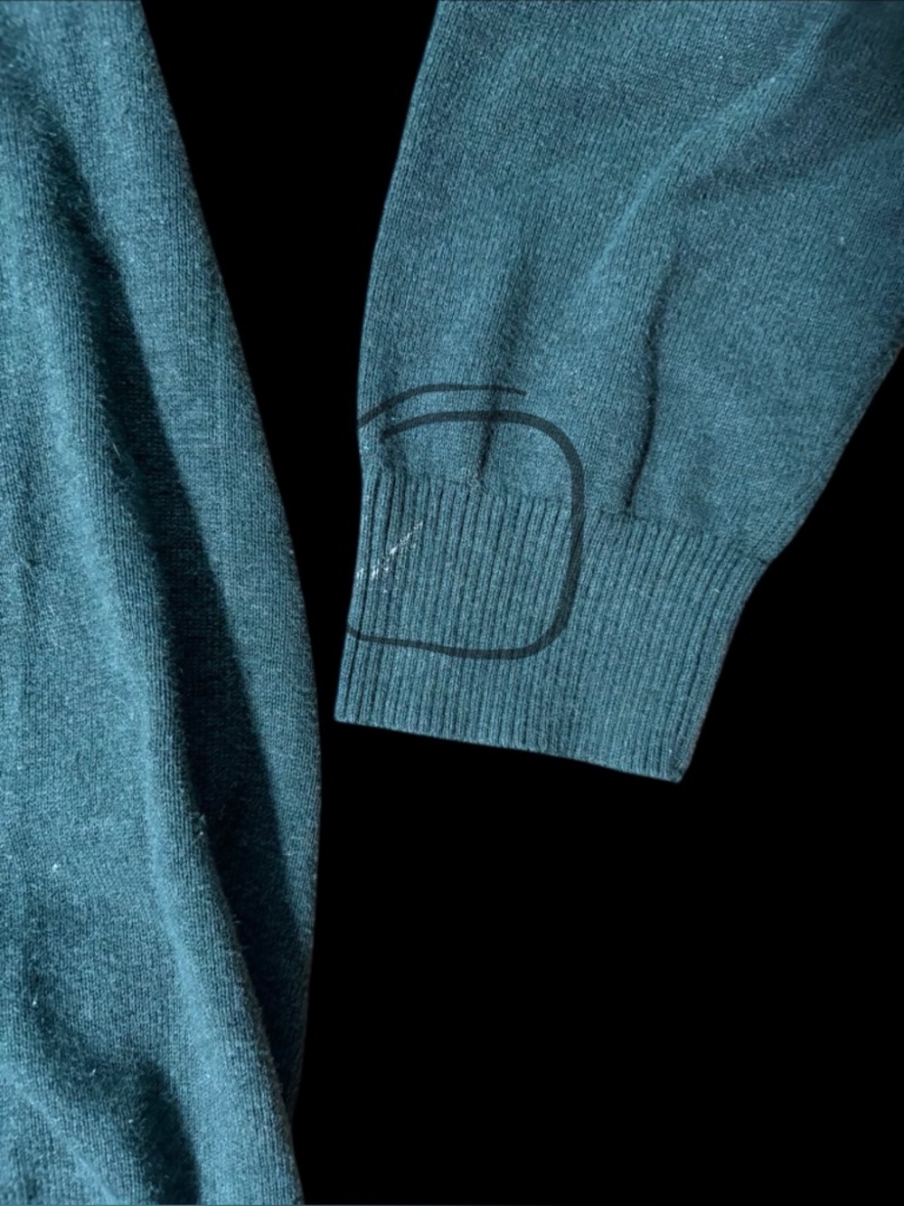 Green Button-Neck Sweater - Picture 5 of 13